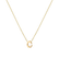 Náhrdelník s diamantom Flat Line C4