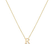 Náhrdelník s diamantom Flat Line R4
