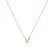 Náhrdelník s diamantom Flat Line V4