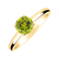 Prsteň s peridotom Bonbon6