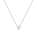 Náhrdelník s diamantom Flat Line V4
