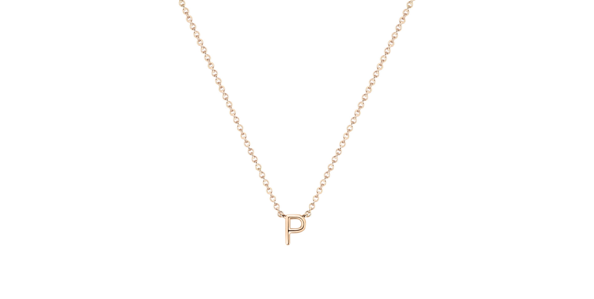 Náhrdelník s diamantom Round Line P