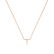 Náhrdelník s diamantom Round Line T4