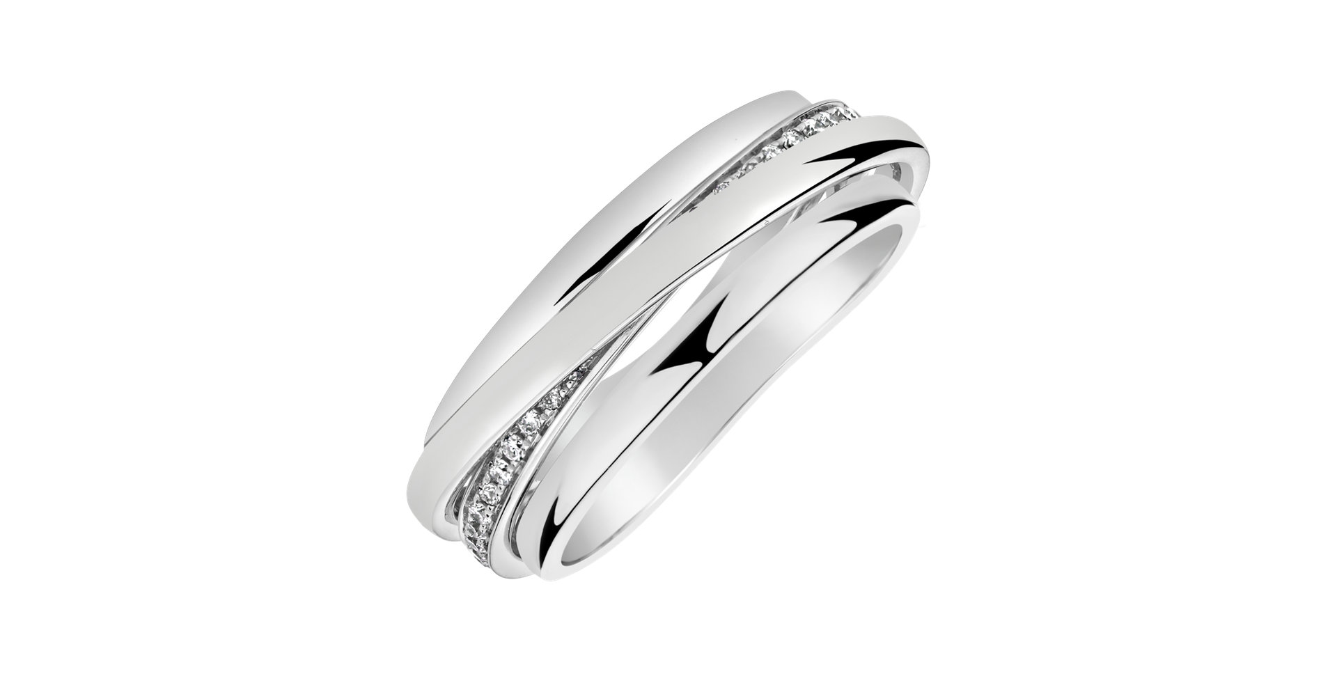 Prsteň s diamantmi Shine Dawn