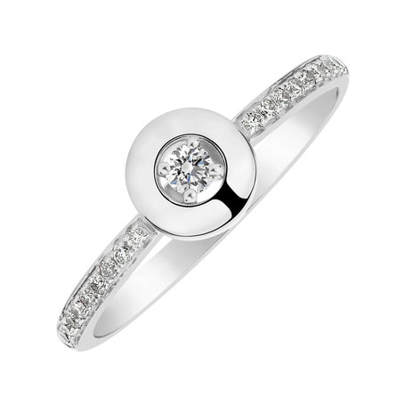 Prsteň s diamantmi Moon Opus