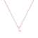 Náhrdelník s diamantom Round Line L4