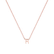 Náhrdelník s diamantom Round Line R4