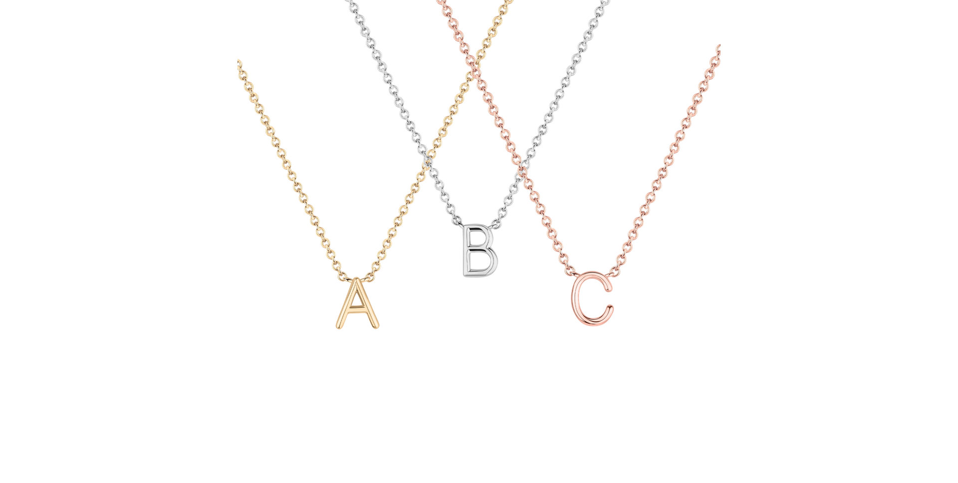 Náhrdelník s diamantom Round Line Q