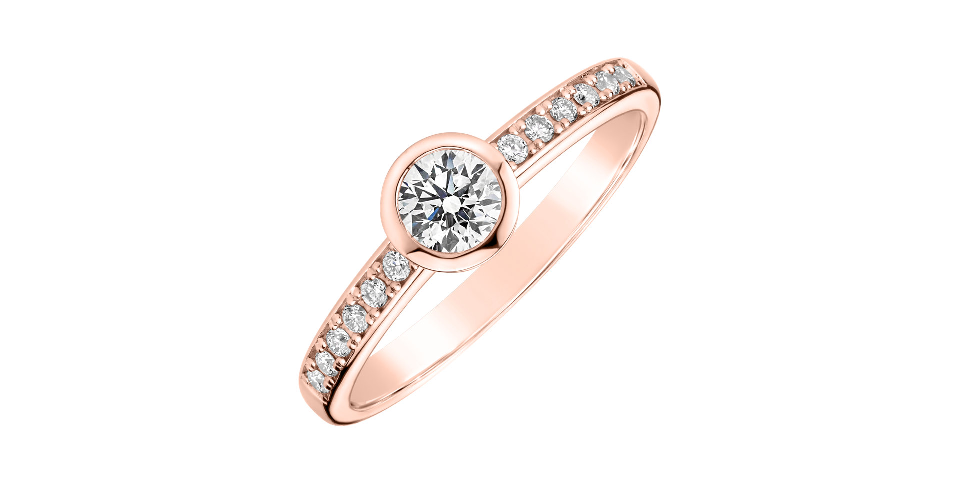 Prsteň s diamantmi Shine Forever