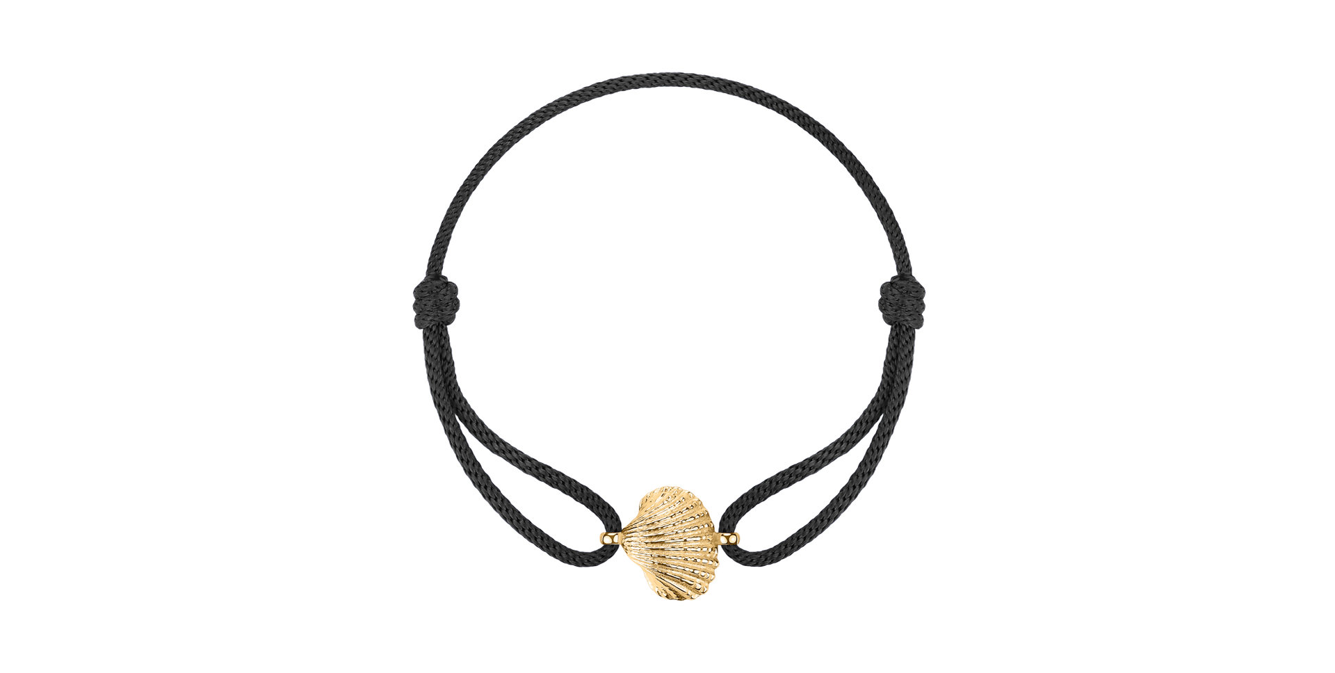 Dámsky náramok so šnúrkou Luxury Clam