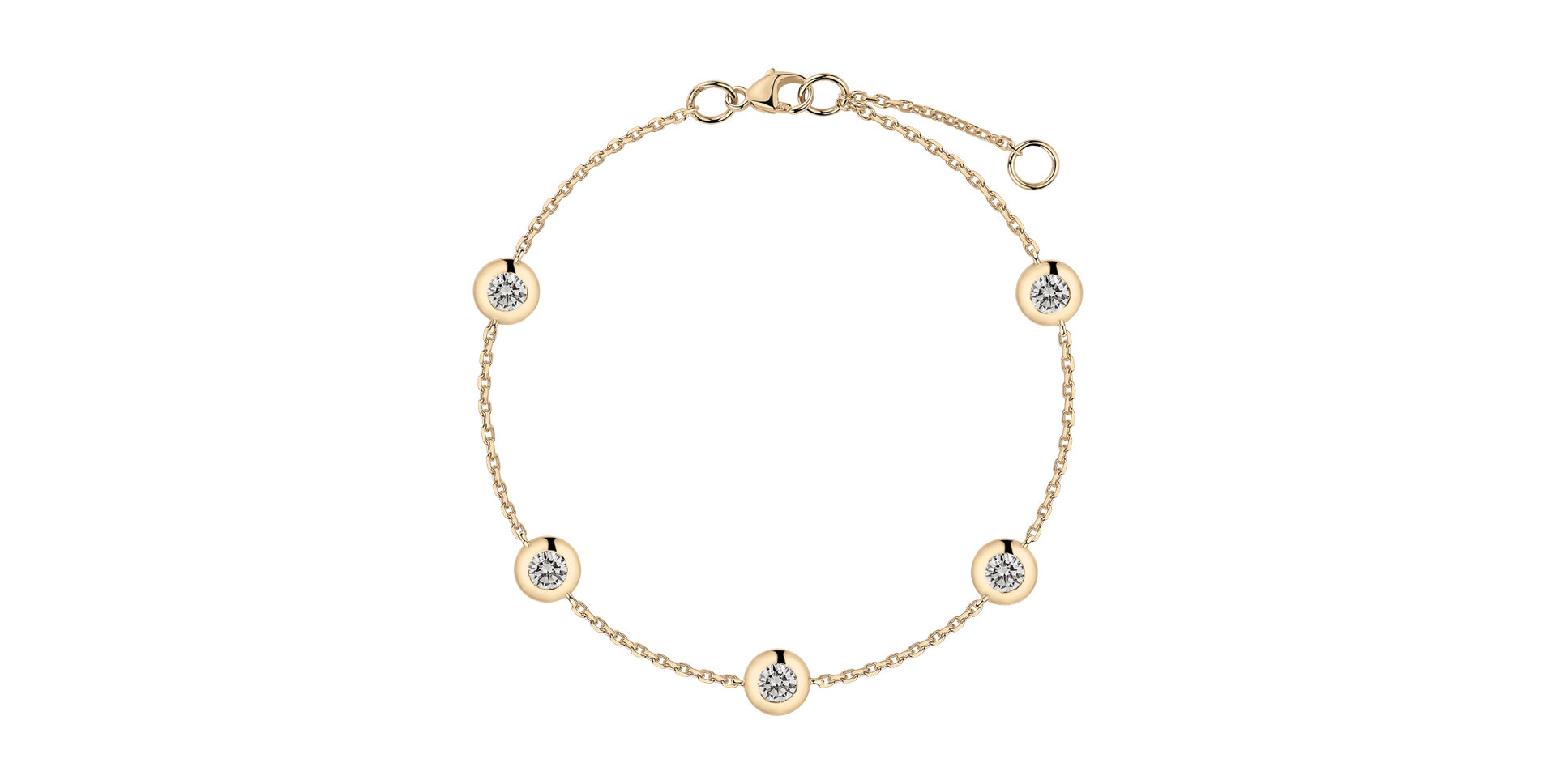 Náramok s diamantmi Sparkling Dots