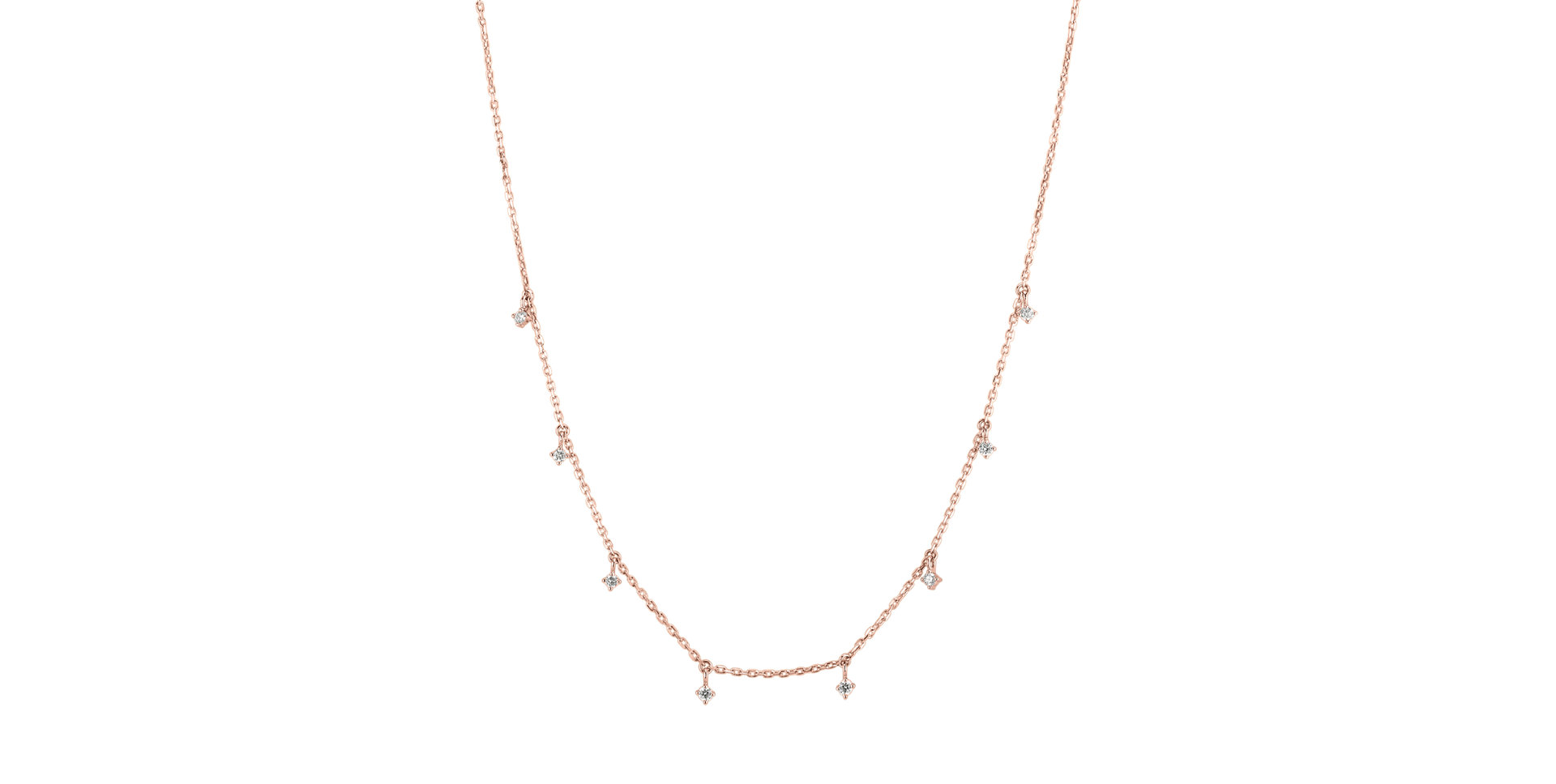 Náhrdelník s diamantmi Disco Diva