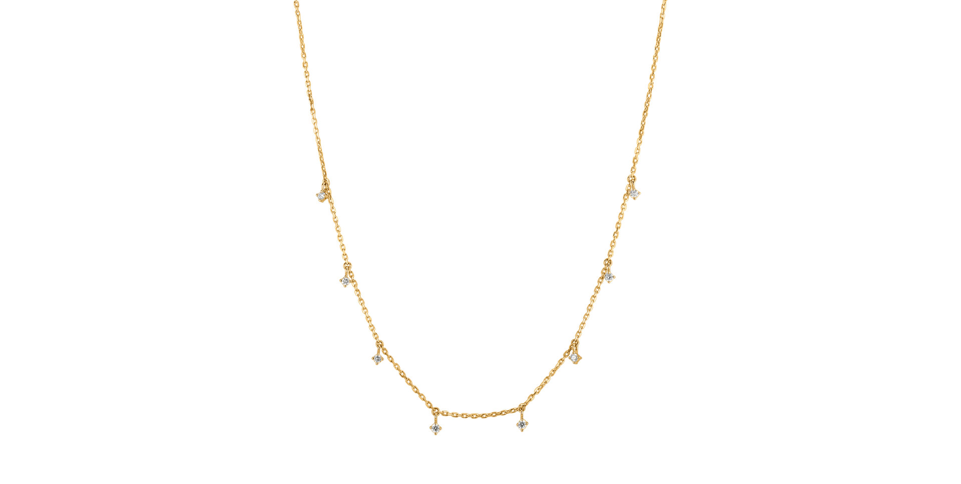 Náhrdelník s diamantmi Disco Diva