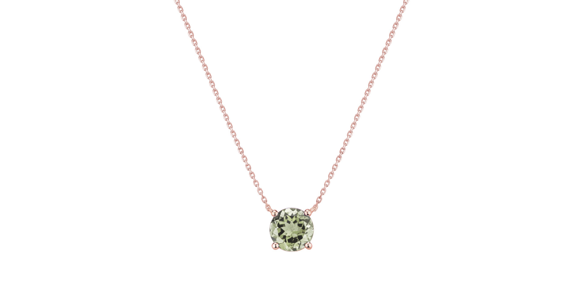 Náhrdelník s ametystom Lucky Glance