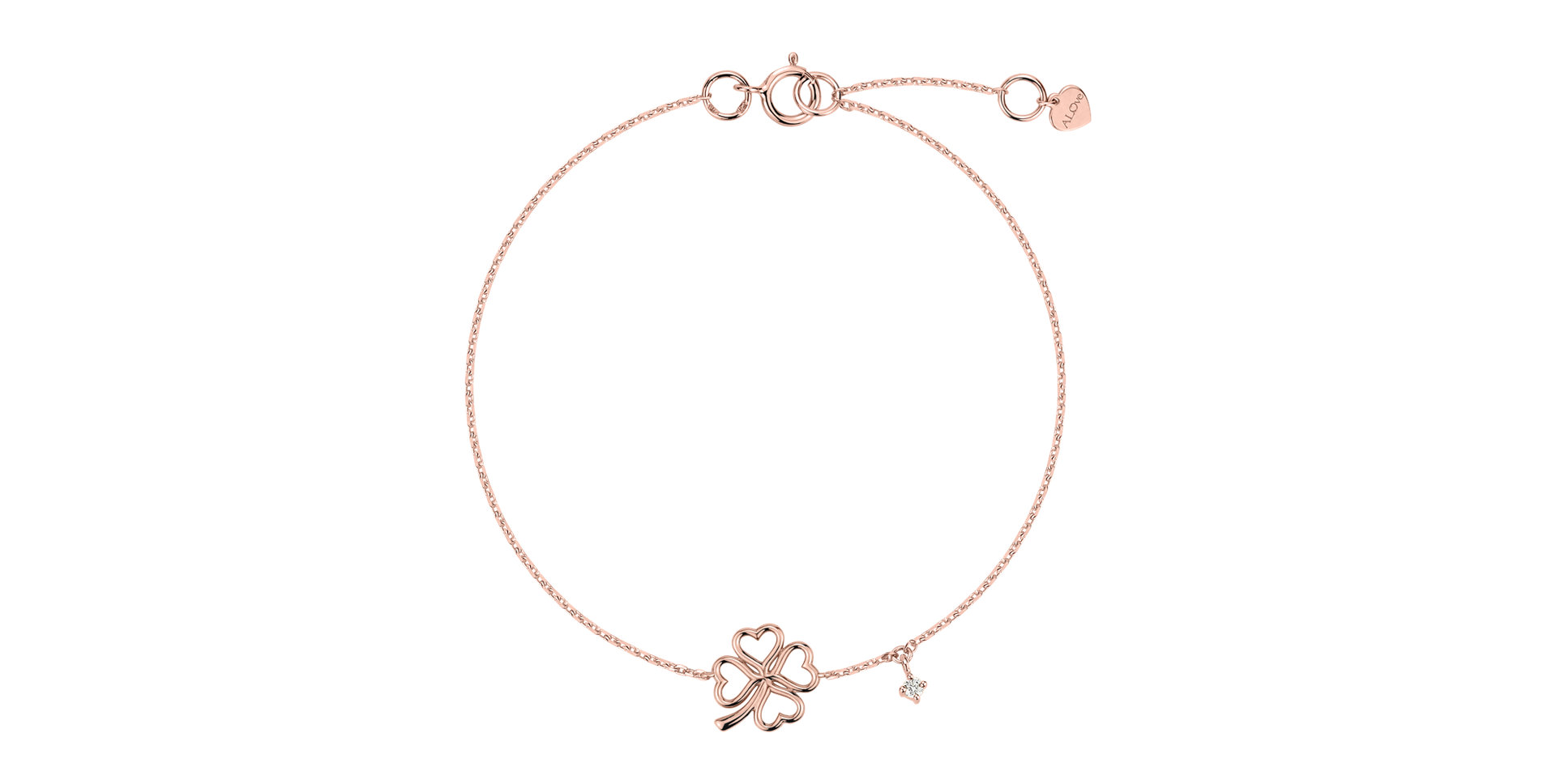 Náramok s diamantom Harmonic Cloverlight