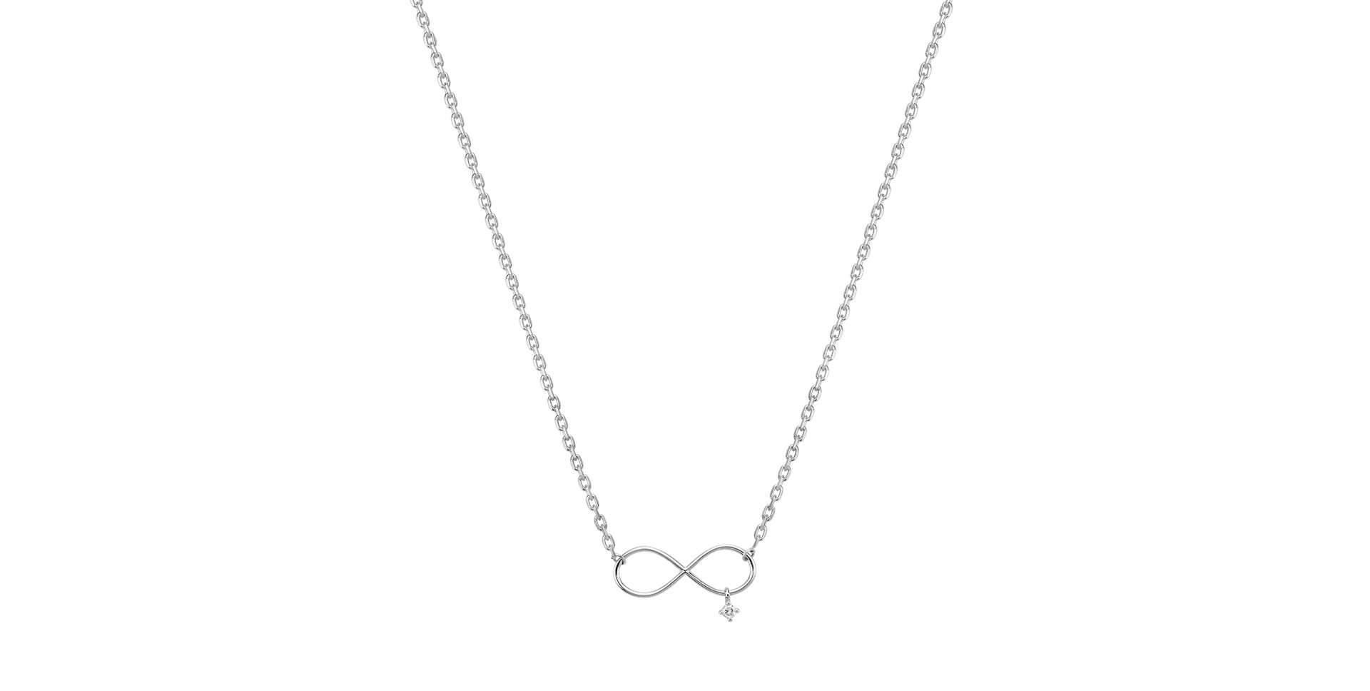 Náhrdelník s diamantom Eternal Life