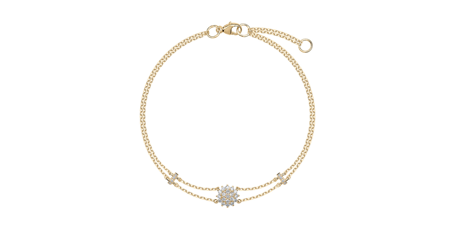 Náramok s diamantmi Sunkussed