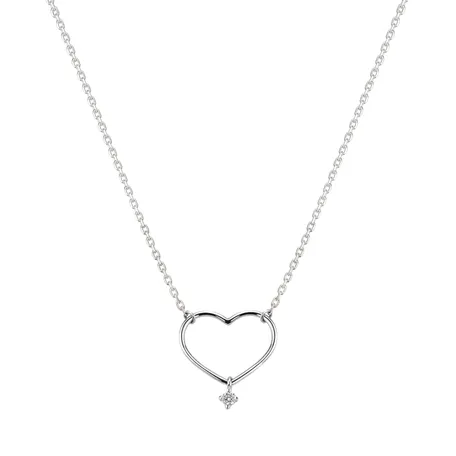 Náhrdelník s diamantom Eternal Heart