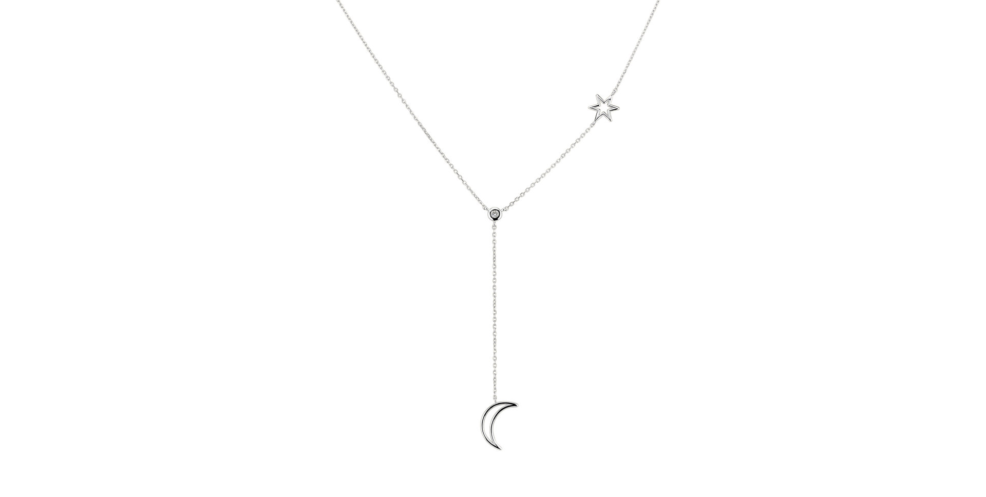 Náhrdelník s diamantem Náhrdelník s briliantom Endless Night