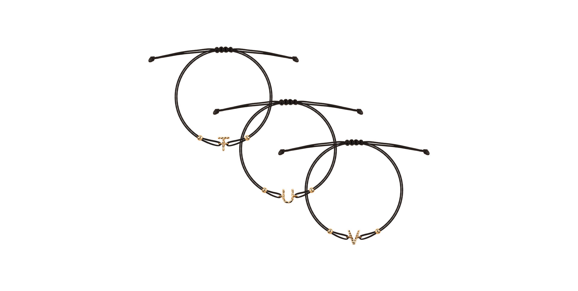 Náramok Spiral Alphabeth F