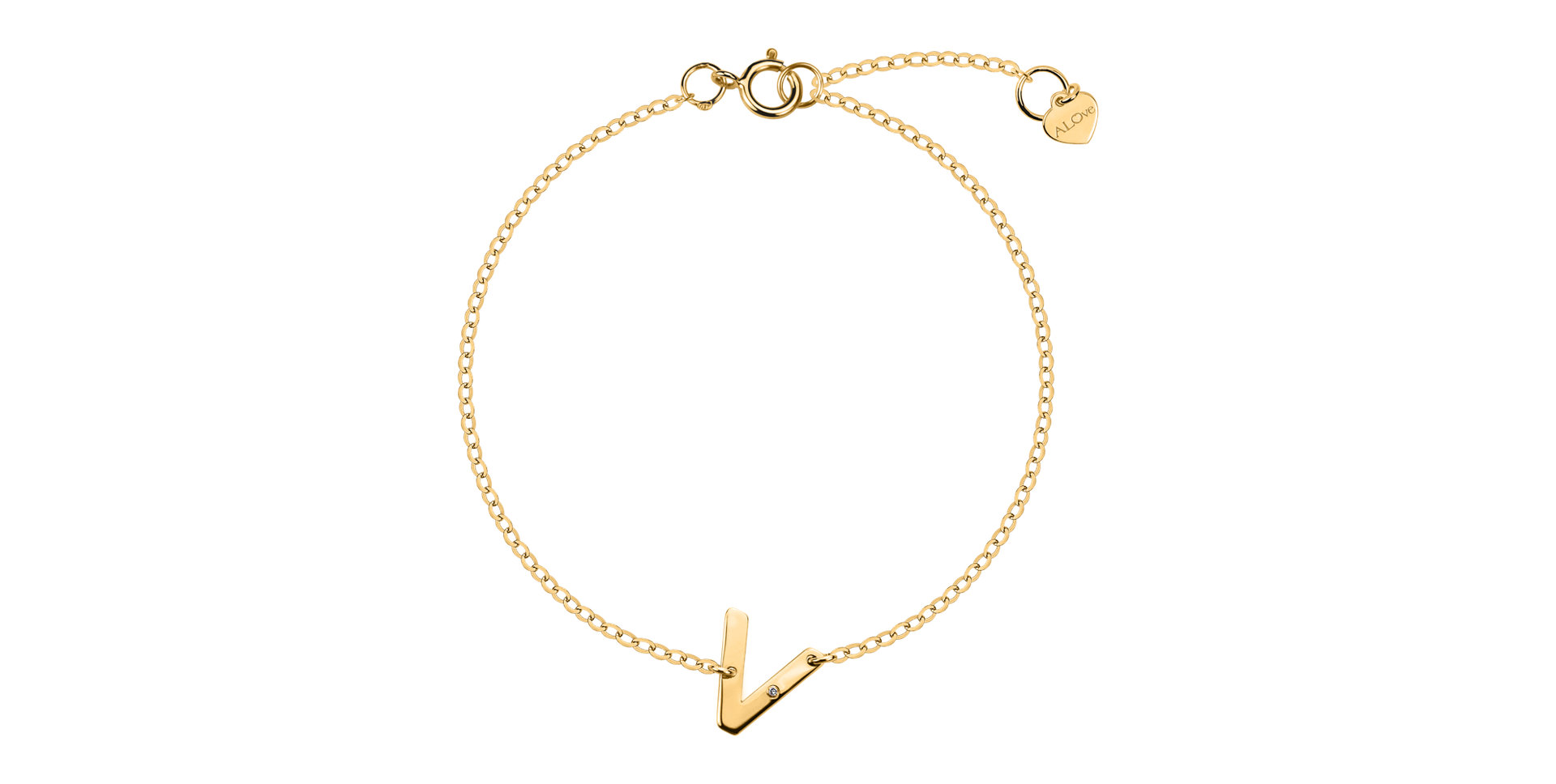 Náramok s diamantom Big Line