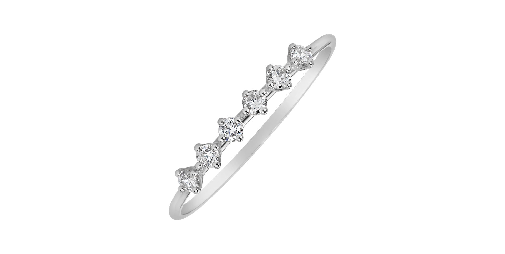 Prsteň s diamantmi Rhythmic