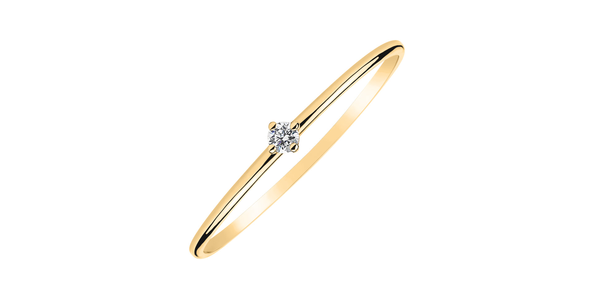 Prsteň s diamantom Tango