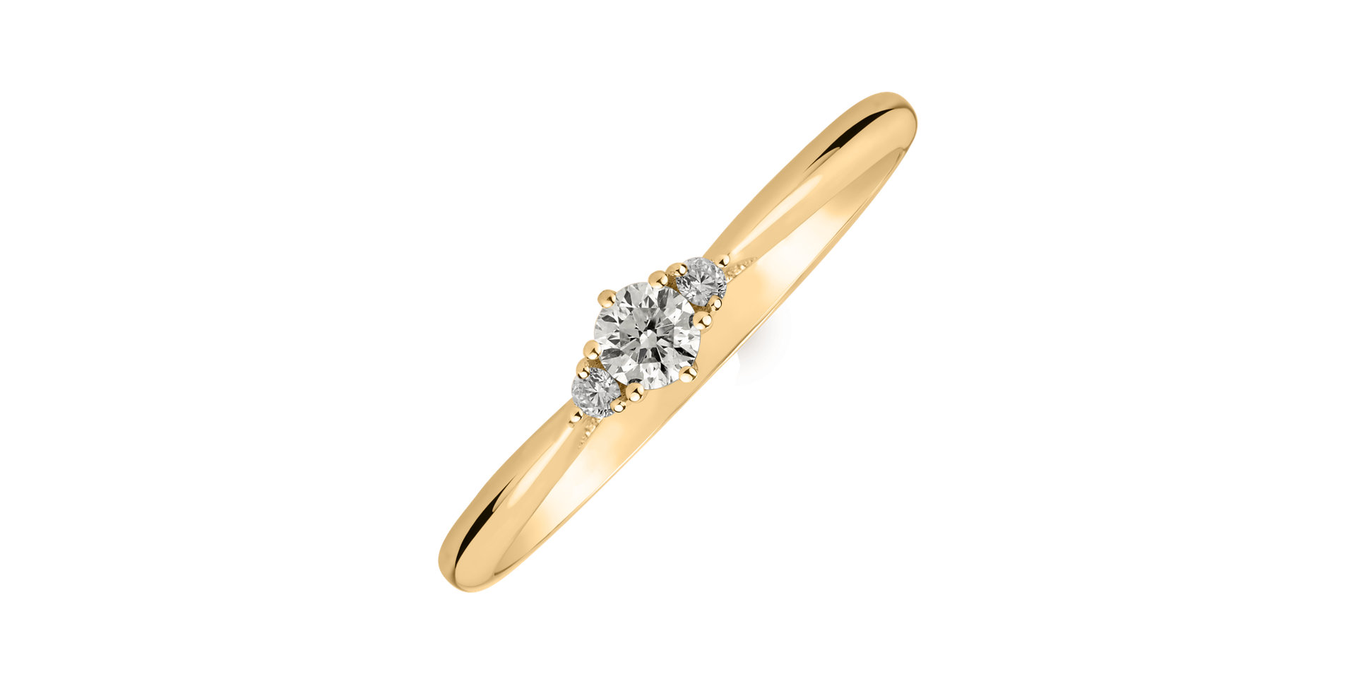 Prsteň s diamantmi Midnight Serenity