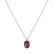Náhrdelník s diamantmi a rhodolitom Aurora4