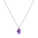 Náhrdelník s diamantmi a ametystom Aurora4
