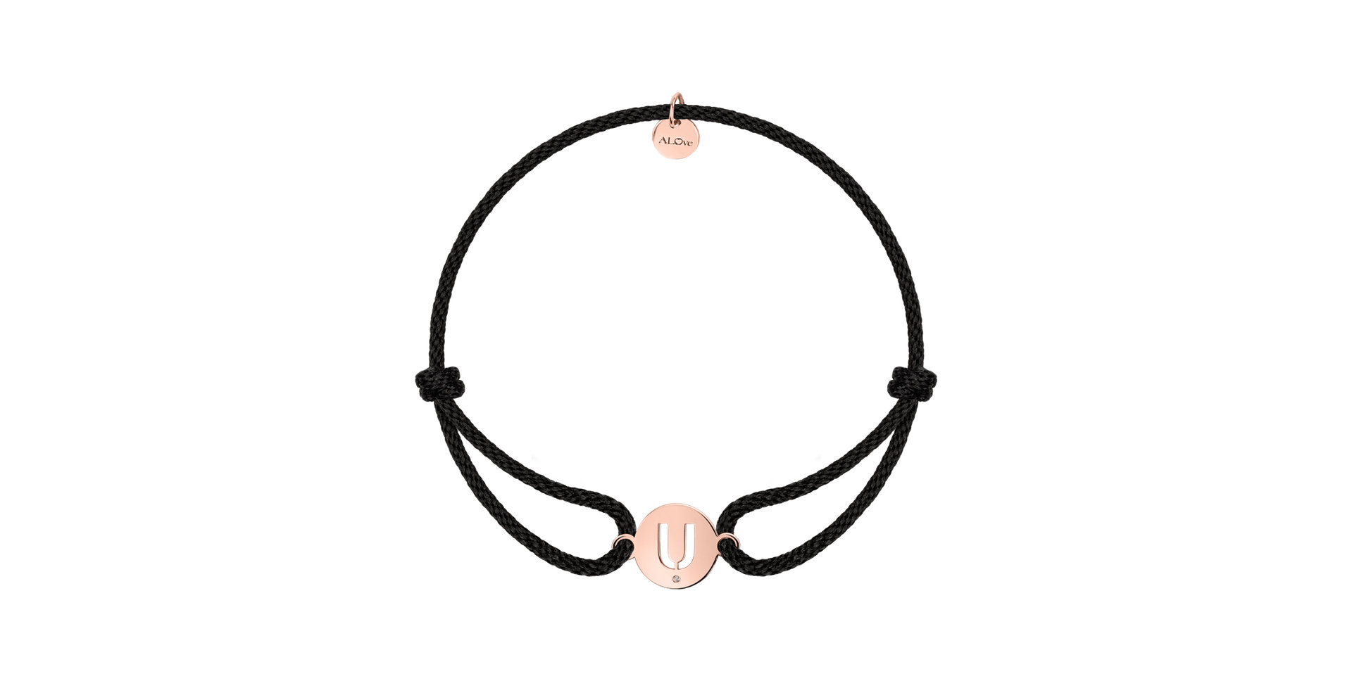 Náramok s diamantom Cut Coin U