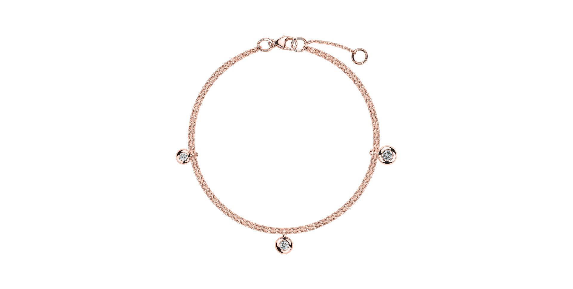 Náramok s diamantmi Dots