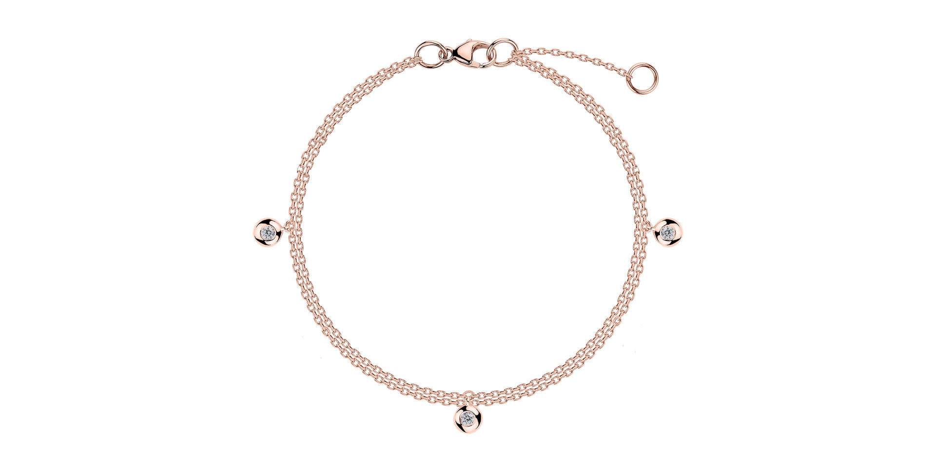 Náramok s diamantmi Adorable Dots