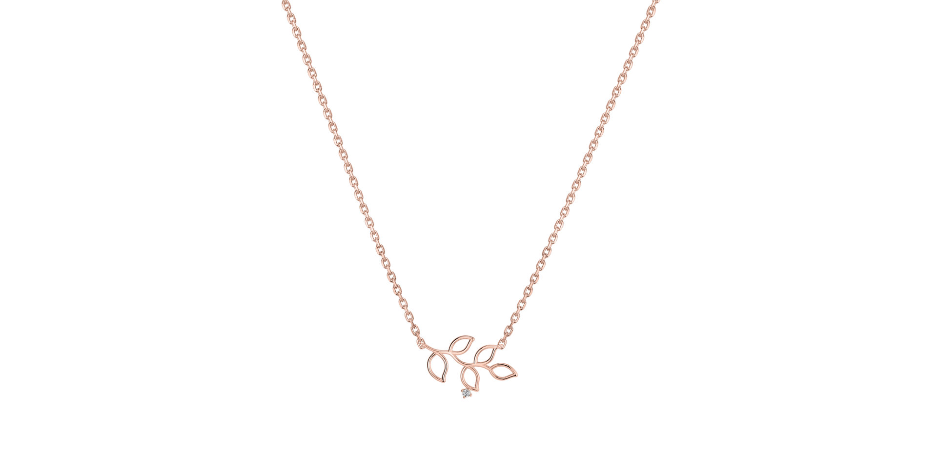 Náhrdelník s diamantom Nature Gift