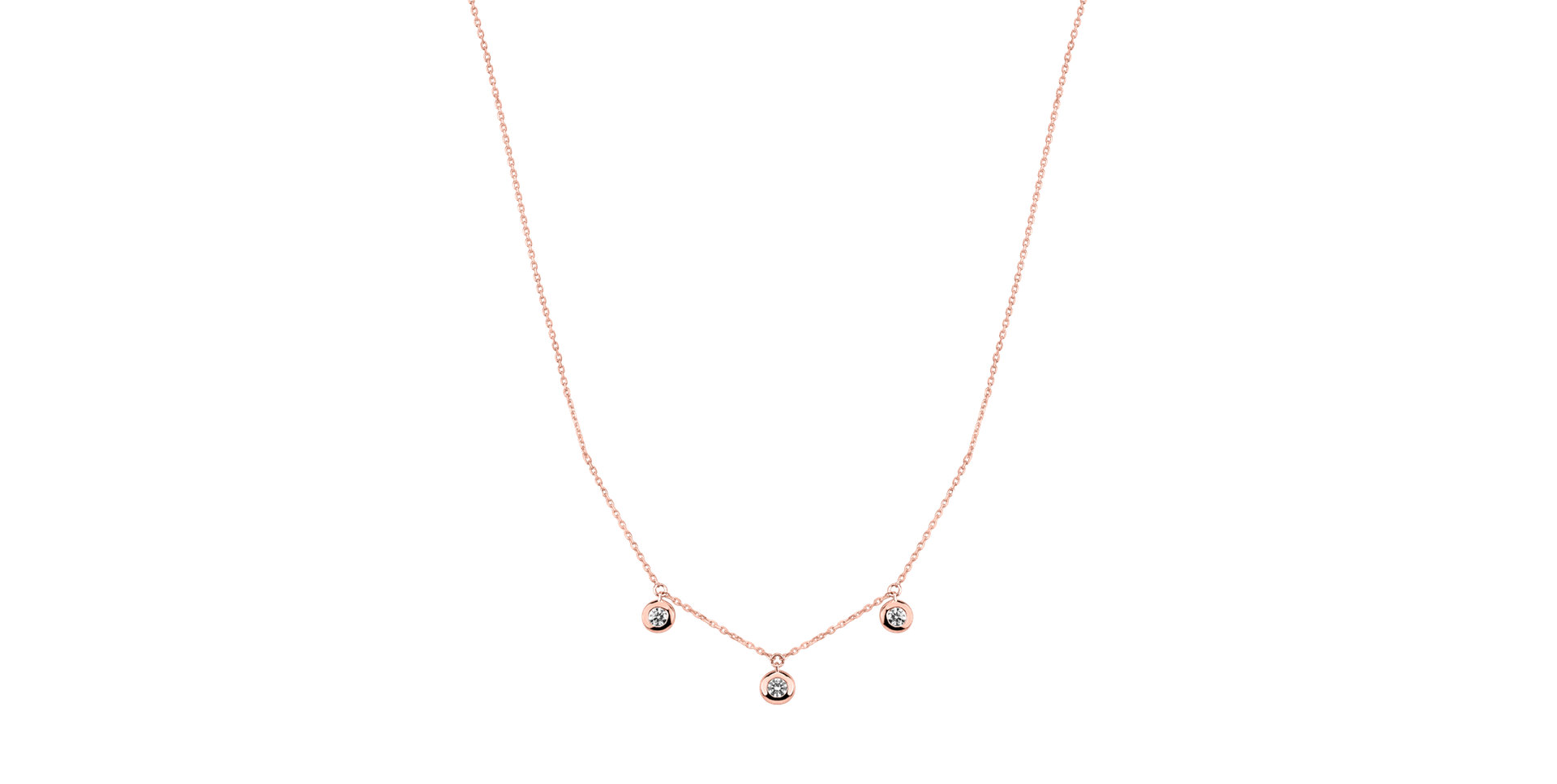 Náhrdelník s diamanty Sparkling Dots