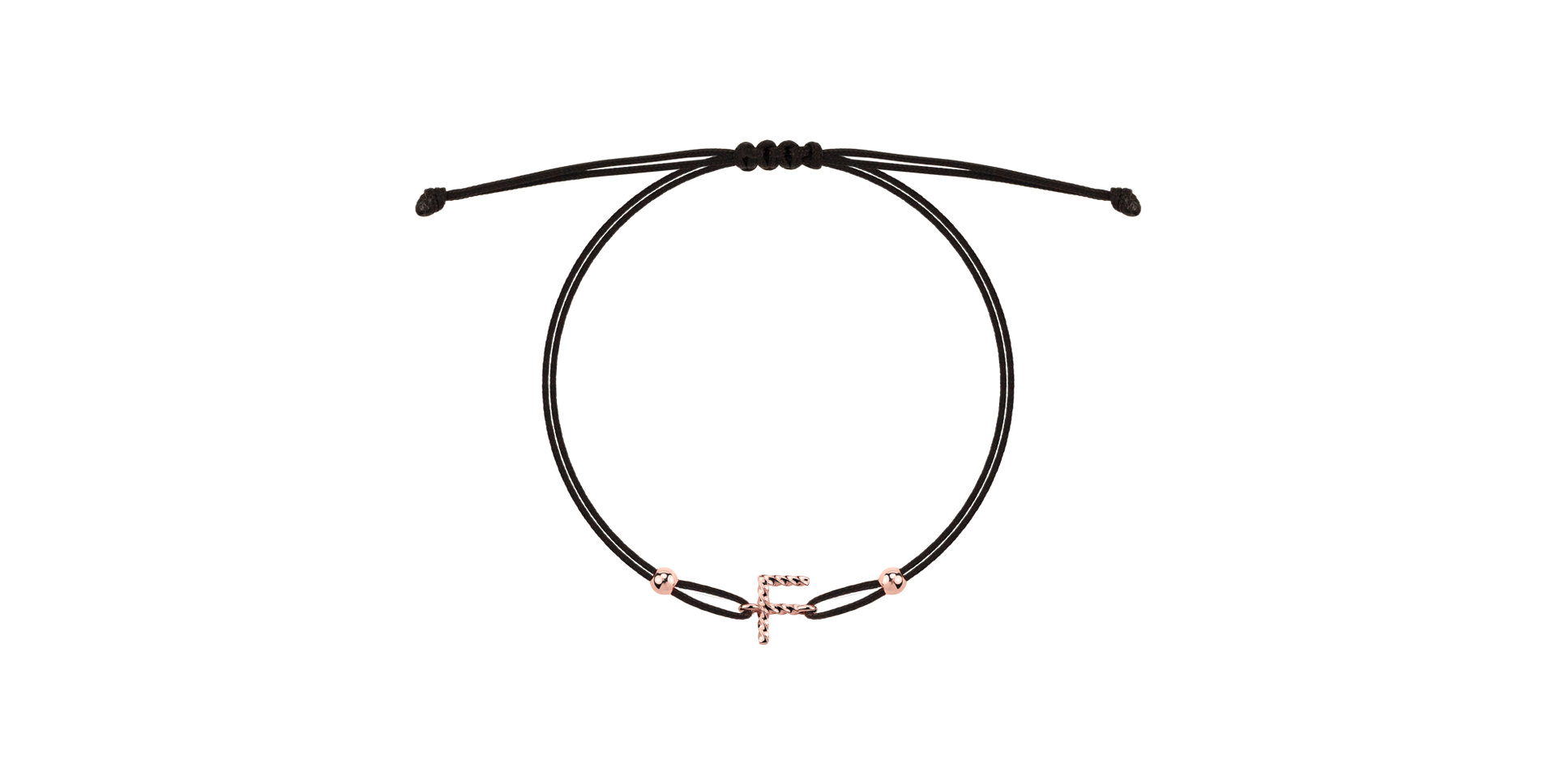 Náramok Spiral Alphabeth F