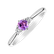 Prsteň s diamantmi a ametystom Midnight Serenity5