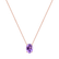 Náhrdelník s ametystom Mystic Depth3
