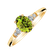 Prsteň s diamantmi a peridotom Melisandra4