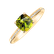Prsteň s diamantmi a peridotom Melody Symphony4
