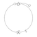 Náramok s diamantom Curly Letter K3