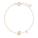 Náramok s diamantom Curly Letter L3