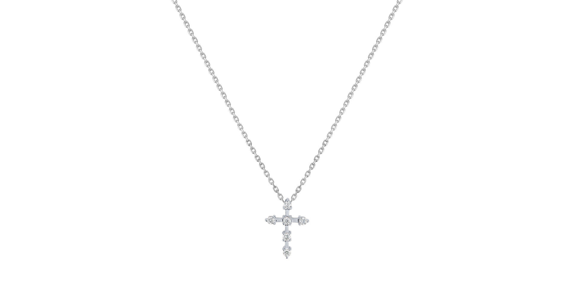Náhrdelník s diamantmi Sparkling Cross