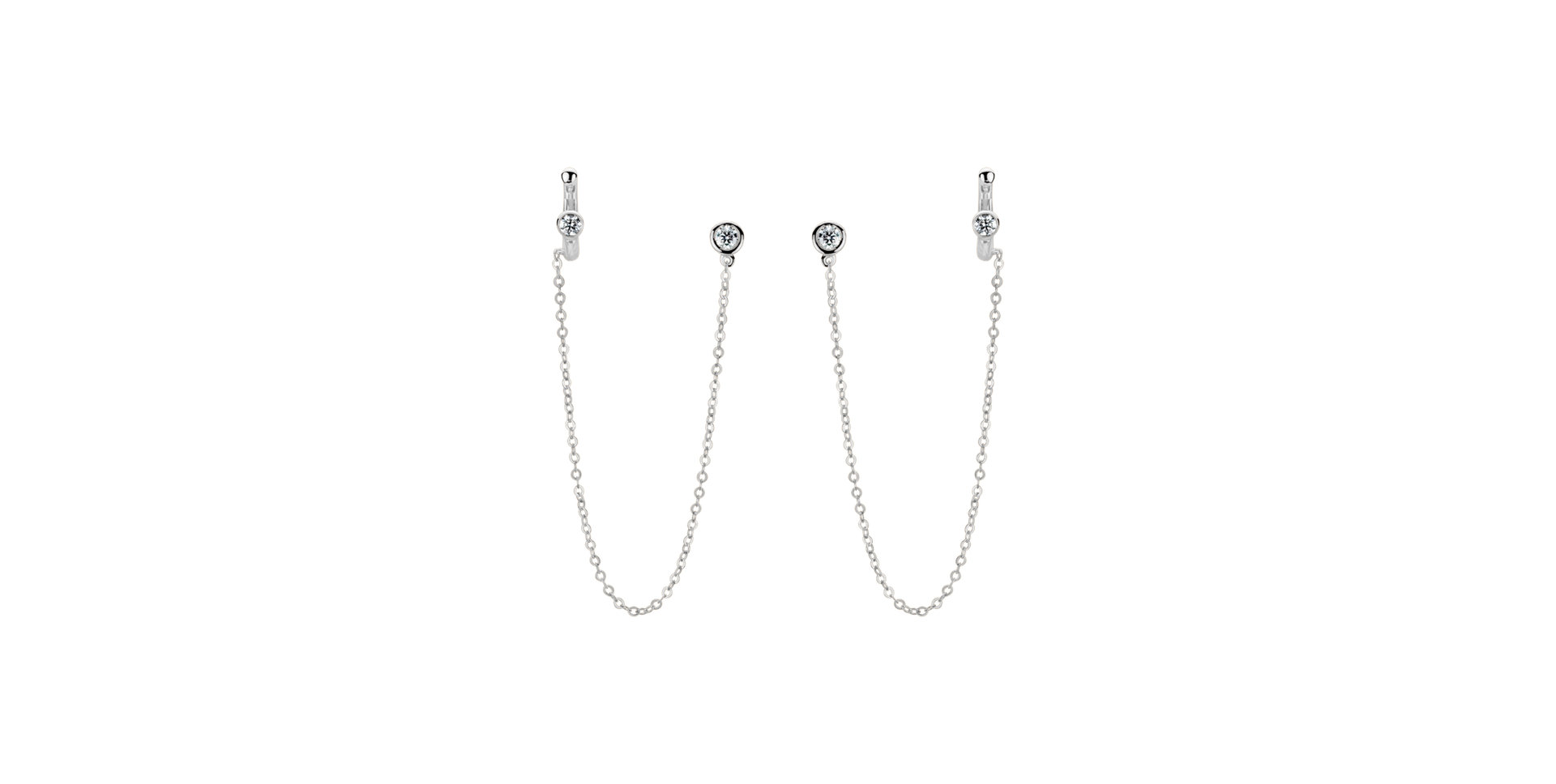 Náušnice s diamantmi Nexa