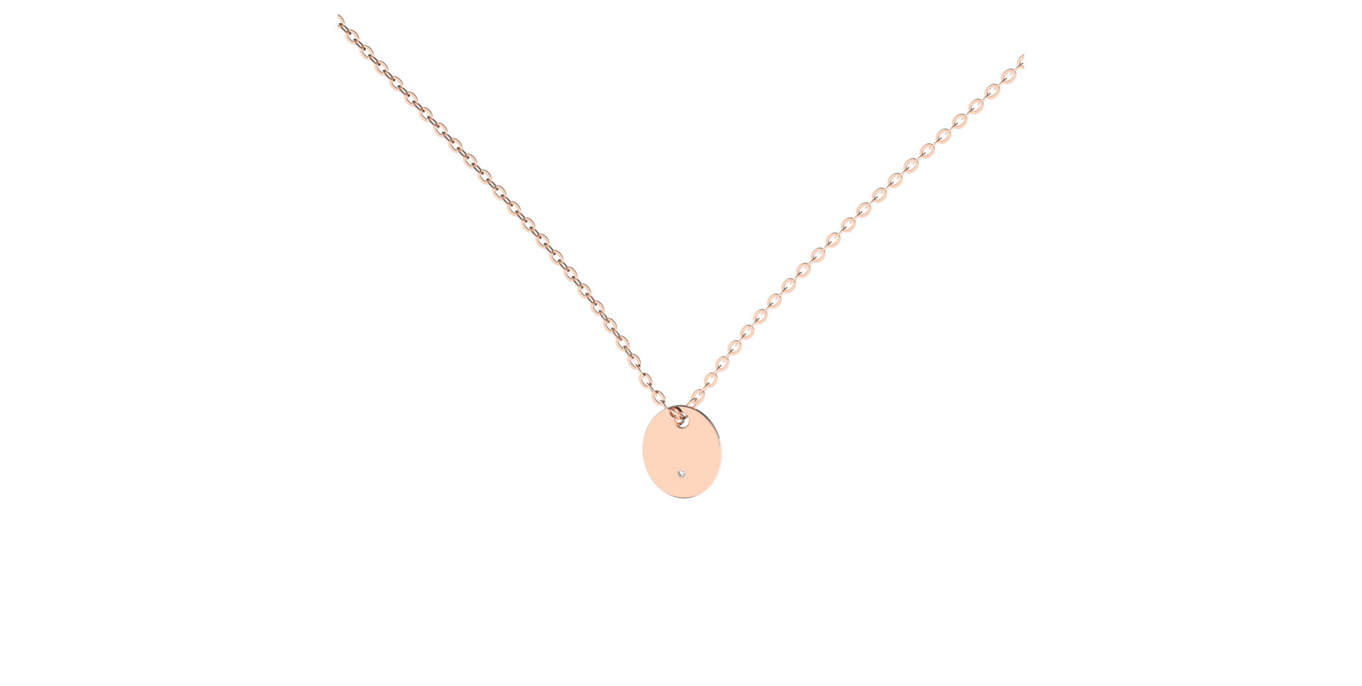 Náhrdelník s diamantom Splendor