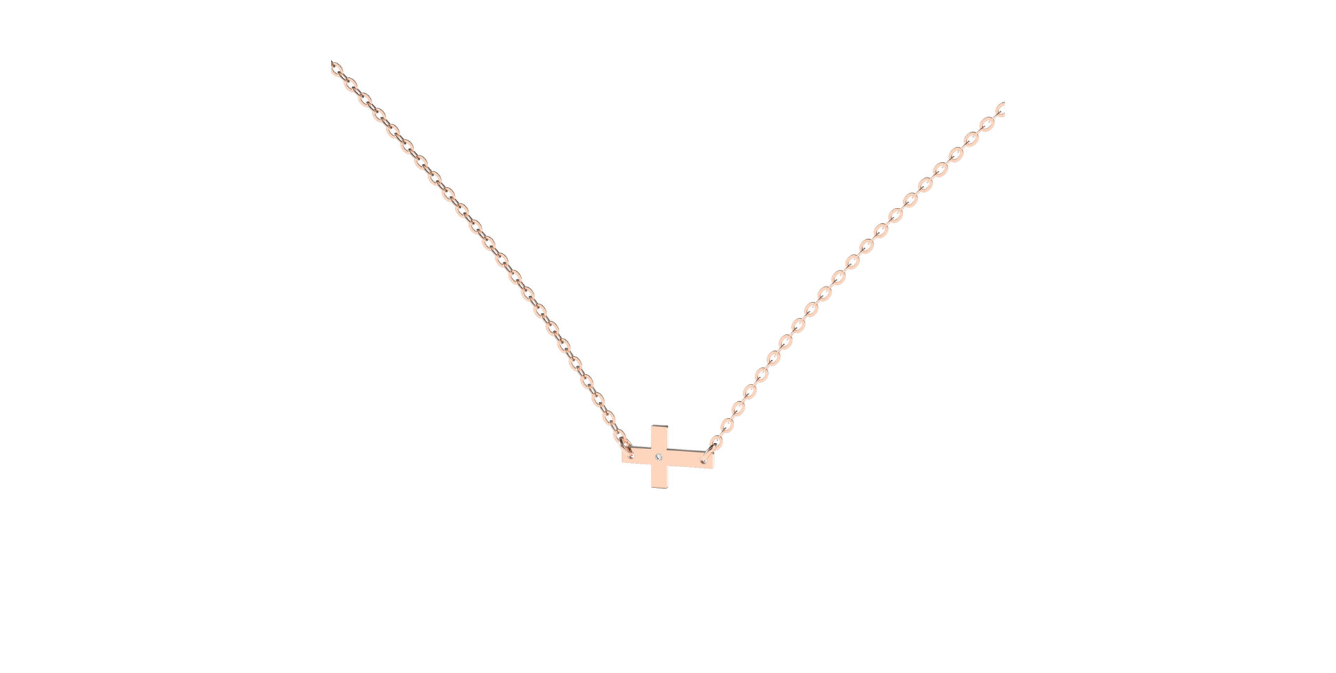 Náhrdelník s diamantom My Faith