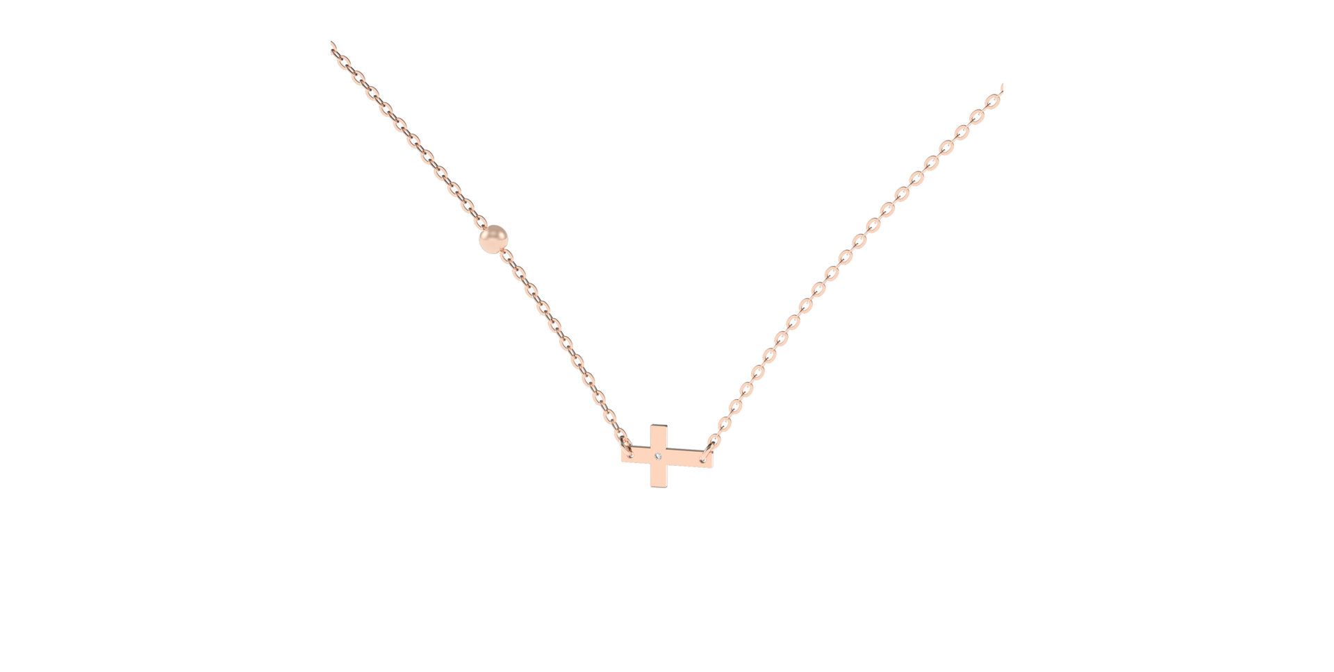 Náhrdelník s diamantom My Faith