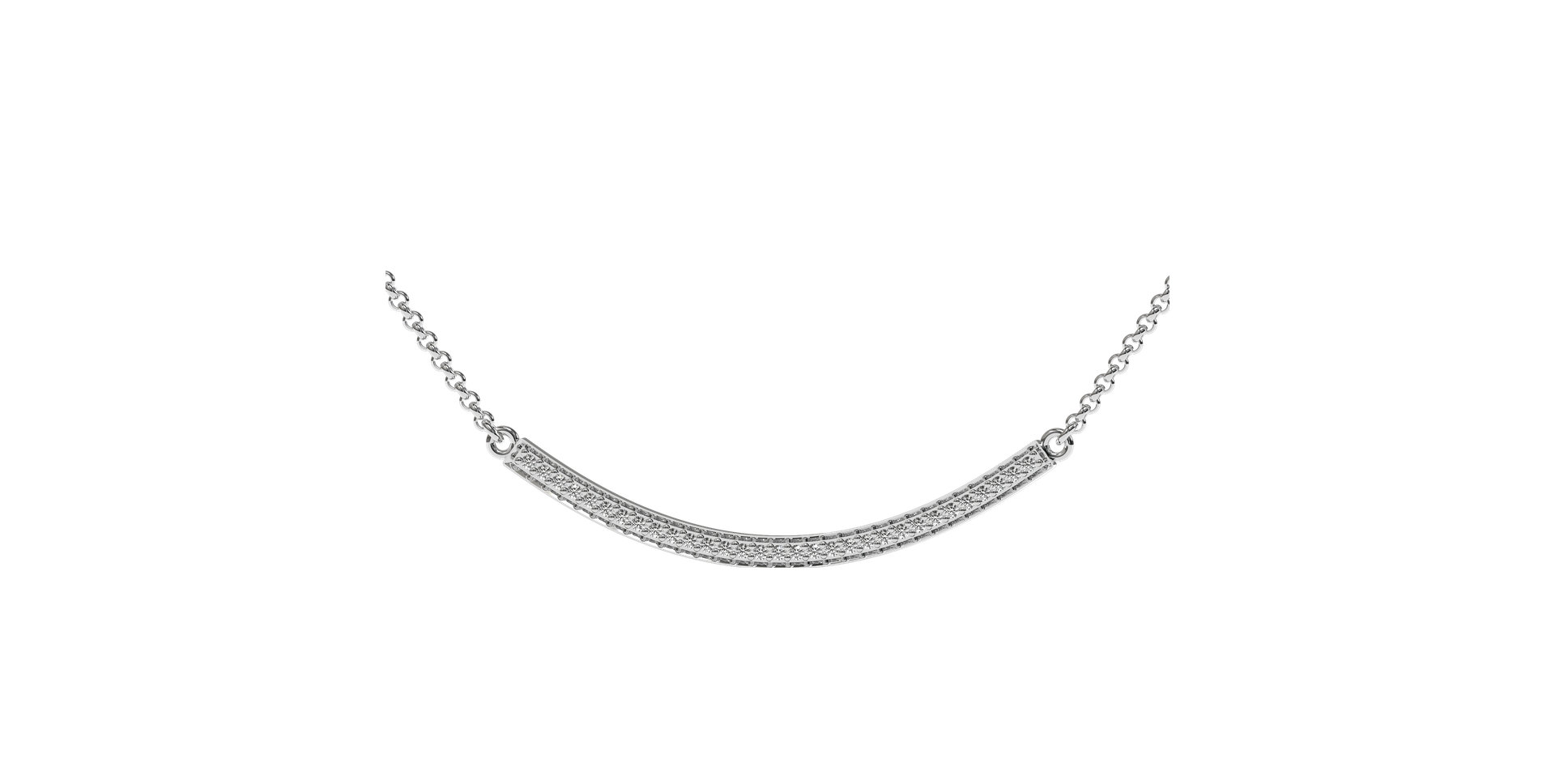 Náhrdelník s diamantmi Essential