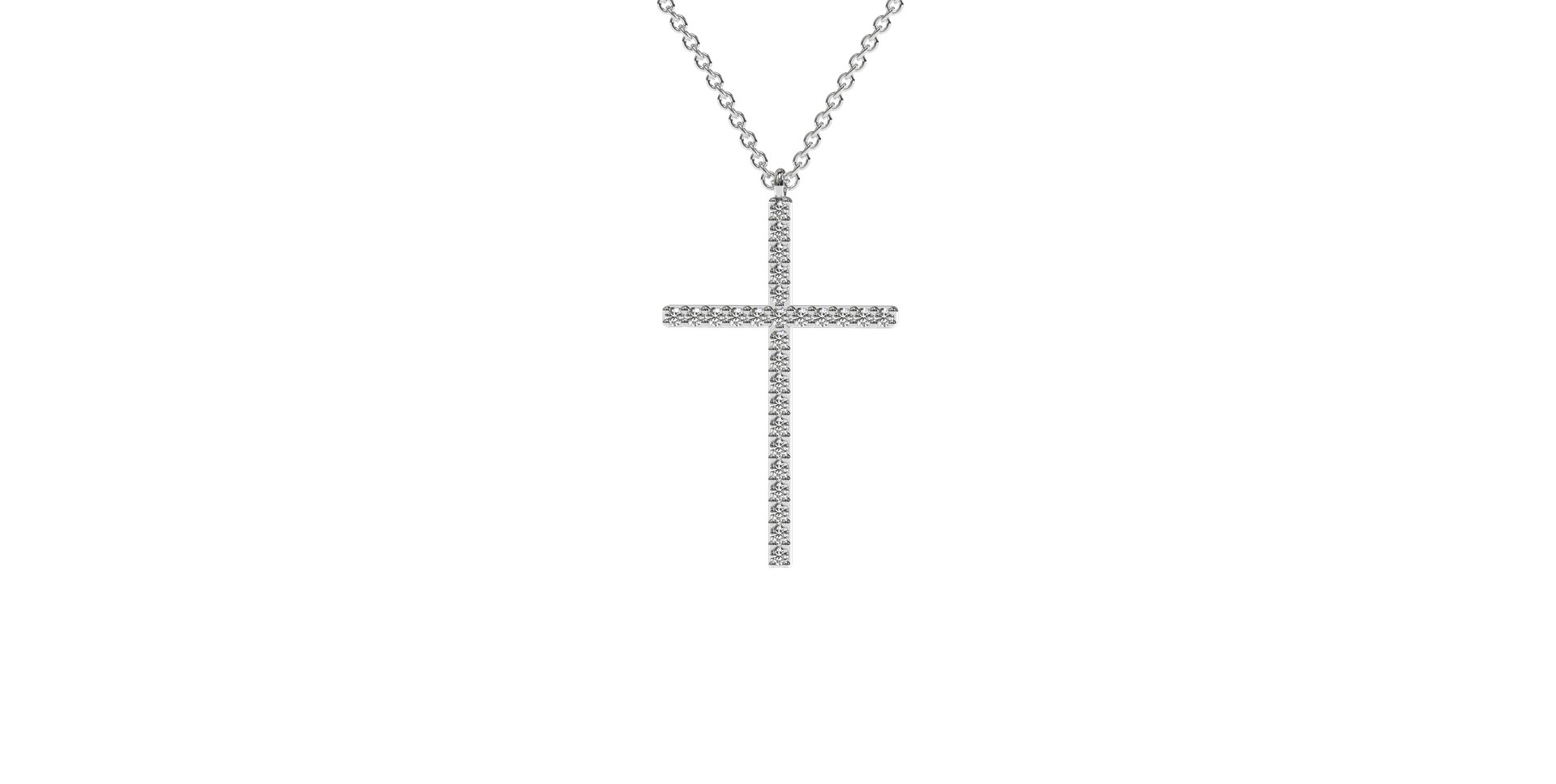 Náhrdelník s diamantmi Cross