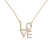Náhrdelník s diamantmi LOVE5